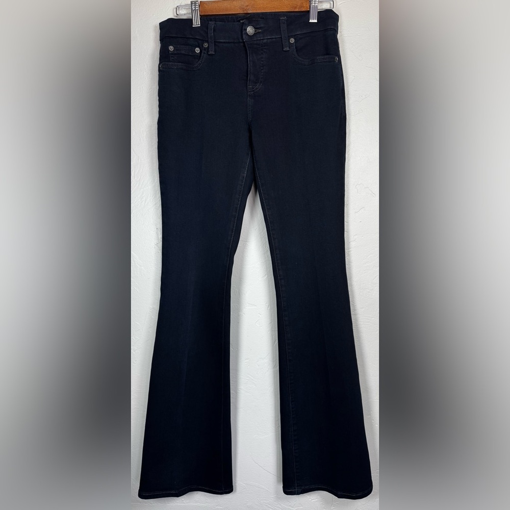 Banana Republic Low Rise Dark Wash Bootcut Flare Jeans Size 27